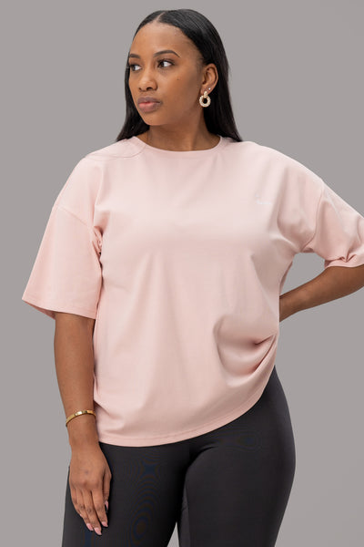 Plus Size Bright Pink Oversized T-Shirt