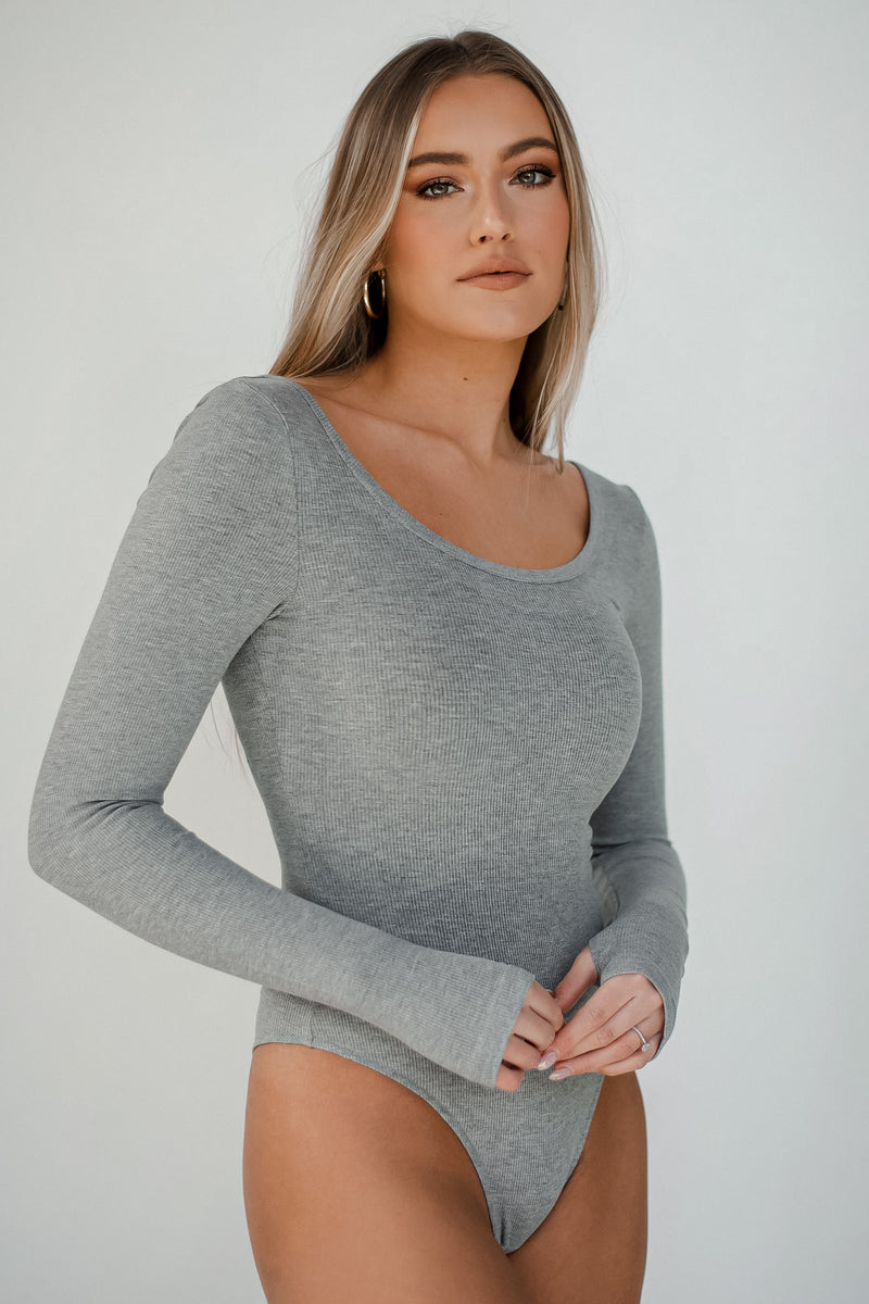 INES BODYSUIT [GRAY]